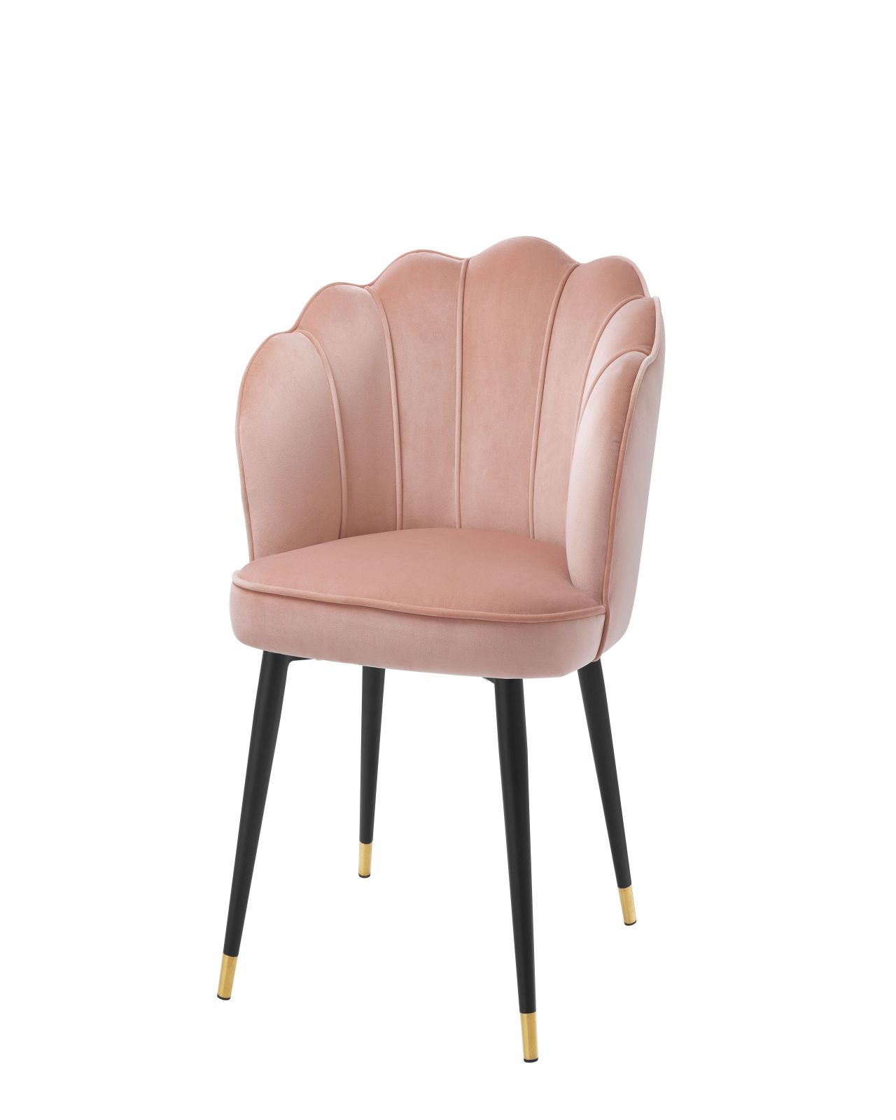 Bristol dining chair velvet savona nude