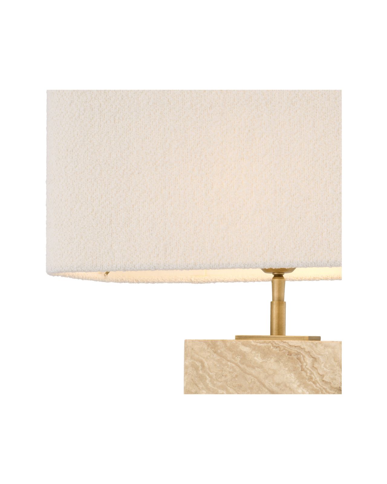 Sebago bordslampa travertine