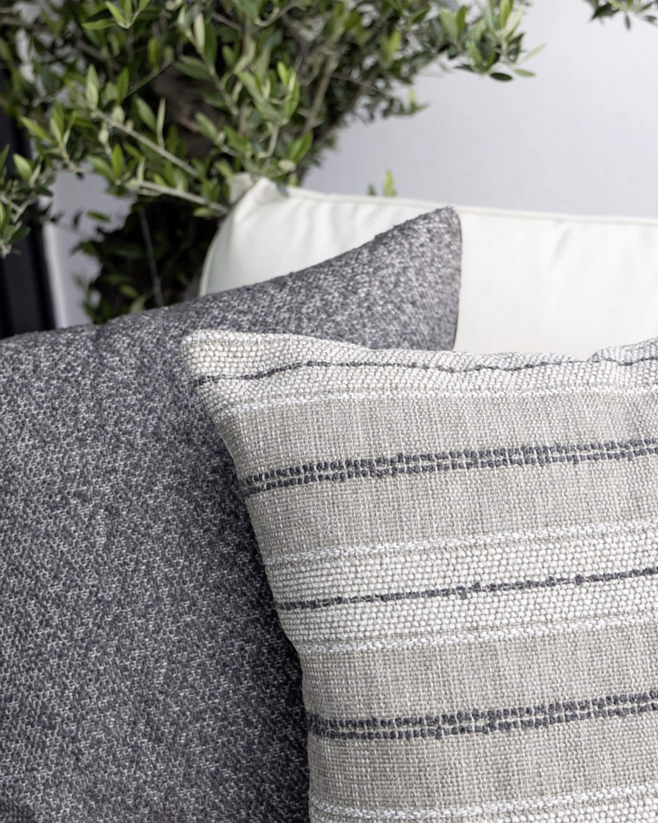 Nomad Woven Cushion Cover Grey