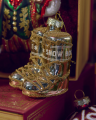 Phyllis Shoes Christmas Ornament, Gold