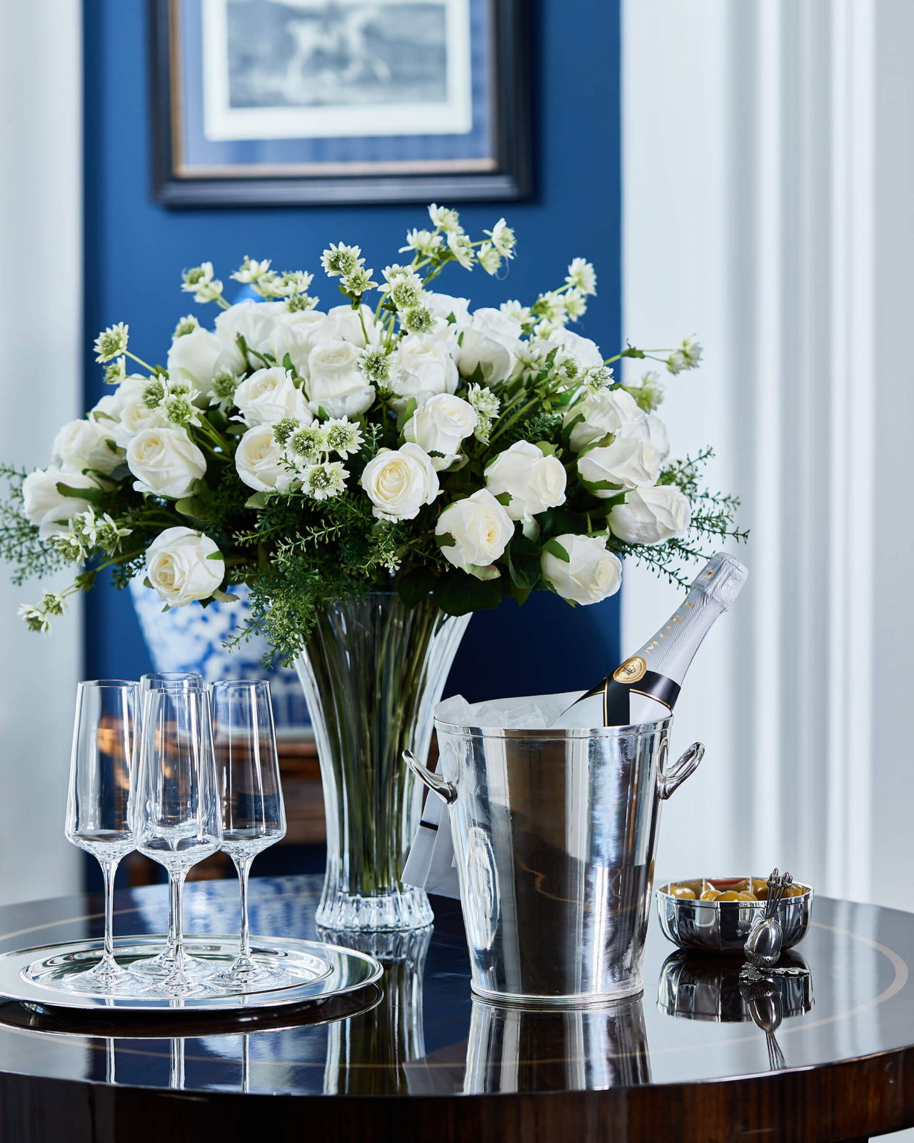 Surin champagnekylare silver