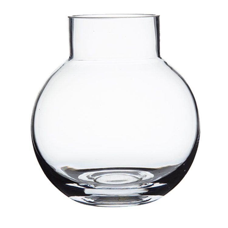 Bubblan vase clear glass