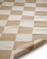 Square Rug White/Natural