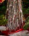 Lametta Glitter Ornament Silver