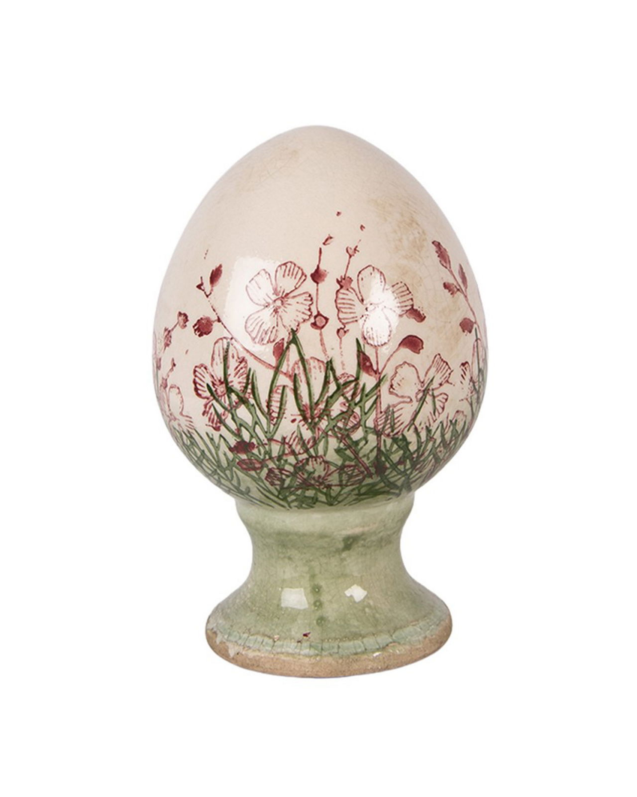 Meadow keramisch ei op voet