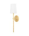 River vegglampe vintage gold