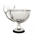 Bowl Barford on base nickel finish
