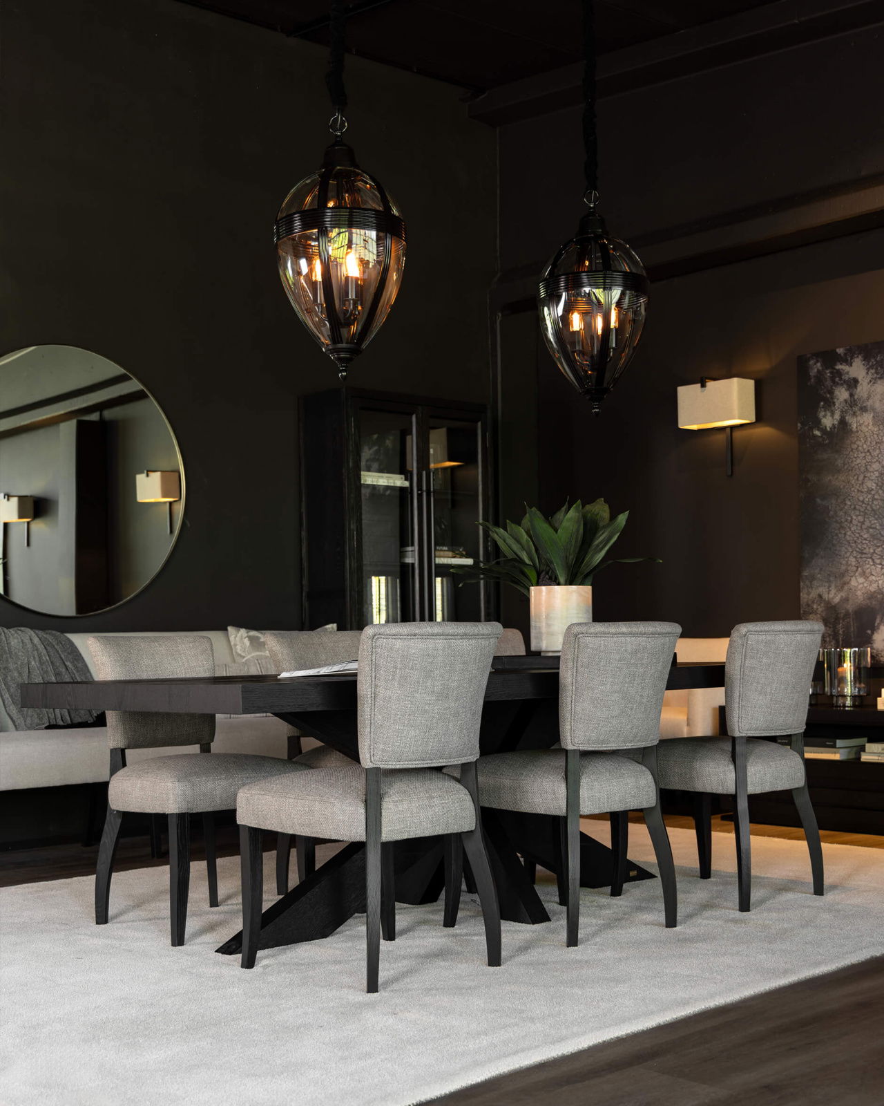 Timeless Drop taklampa svart