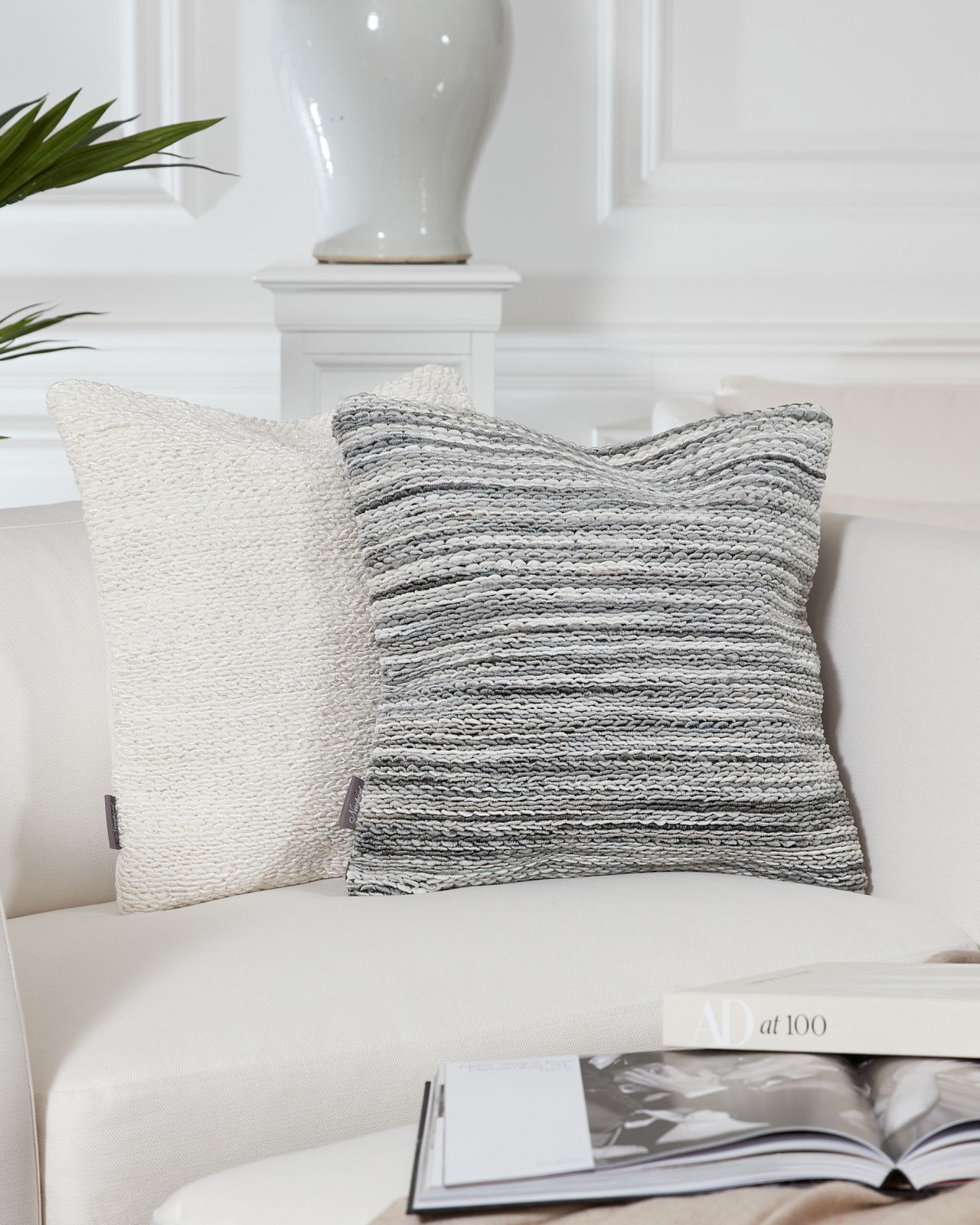 Balona kuddfodral grå