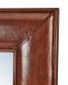 Kensington wall mirror, leather