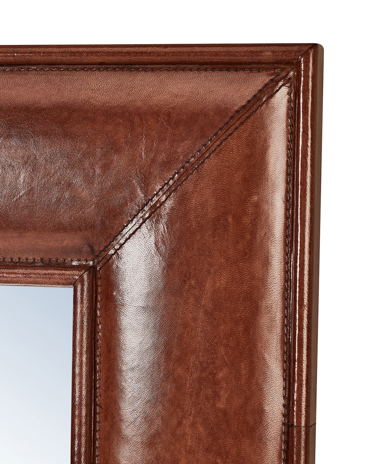 Kensington Wall Mirror Leather