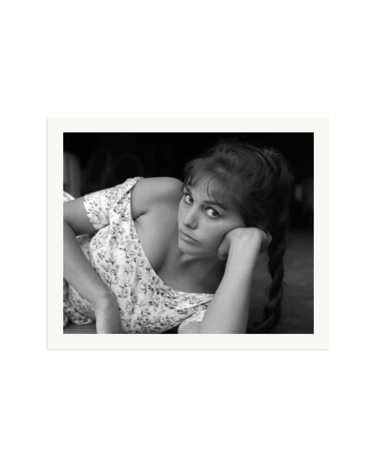 Cardinale Floral Dress Portrait Print Only / XXL