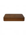 World Map Jewellery Box Brown M