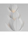 Alberto 70" Floor Torchiere Plaster White