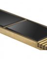 Bibi Coffee Table Brass/Black