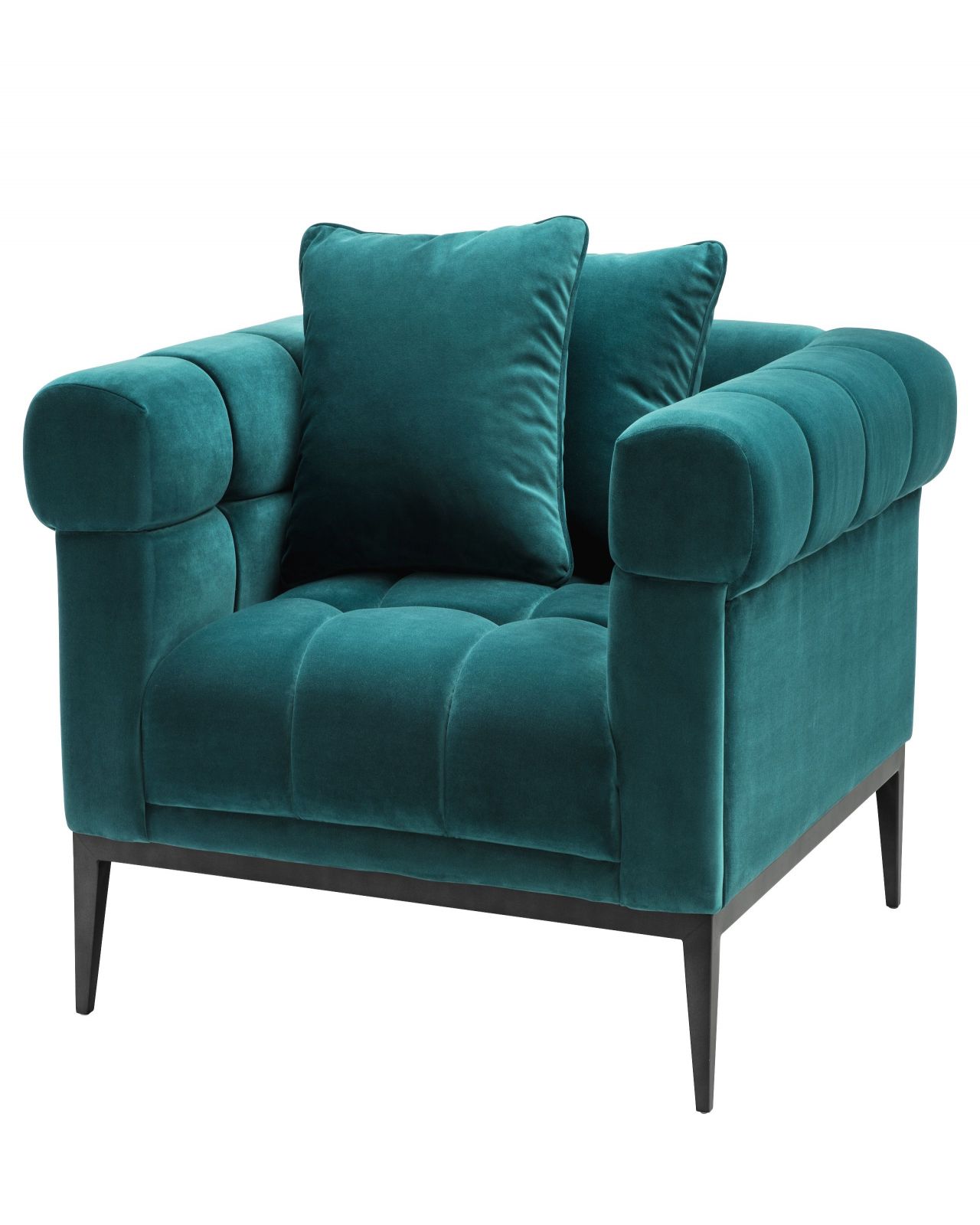 Aurelio lænestol velour Savona Sea Green