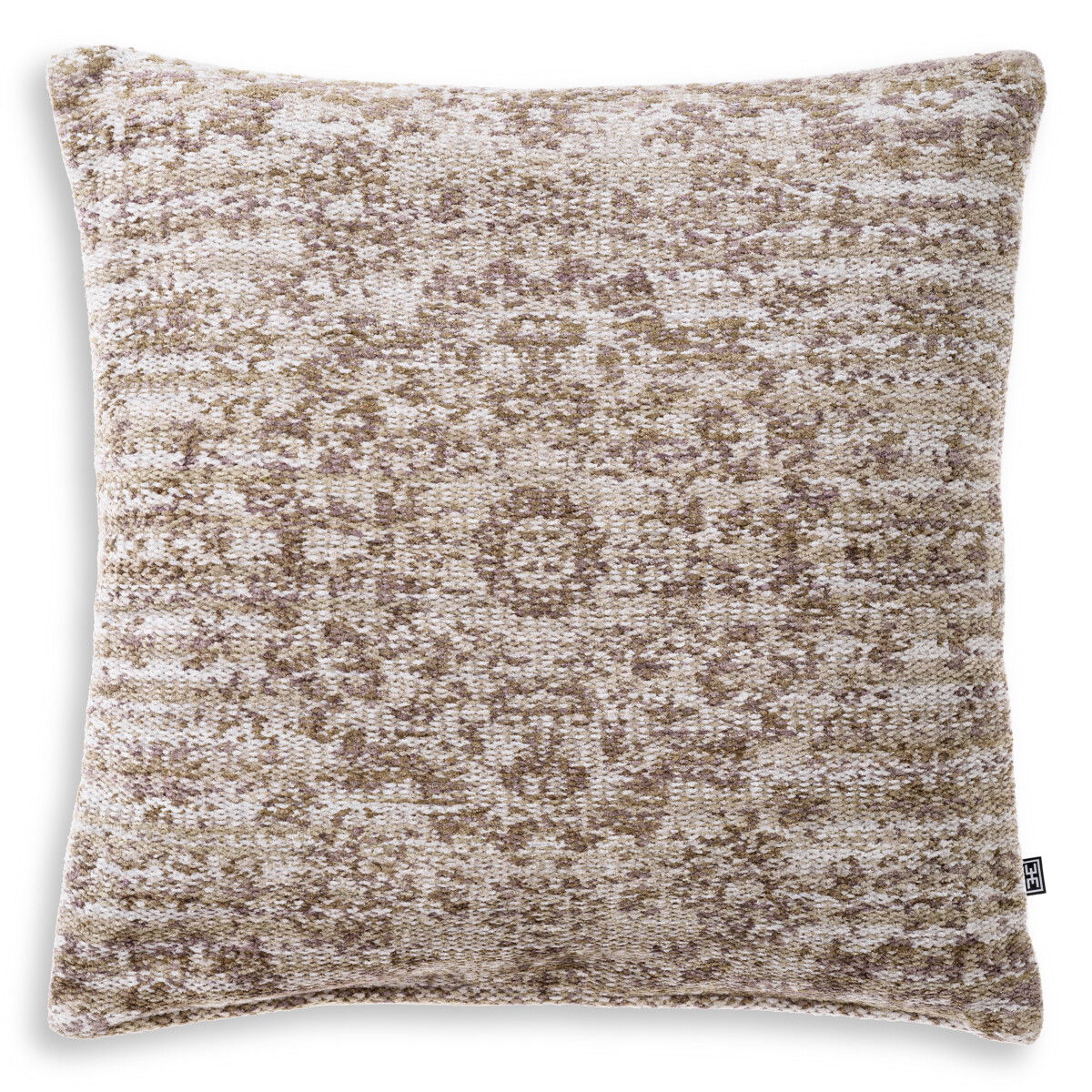 Serene Cushion Silver/Brown