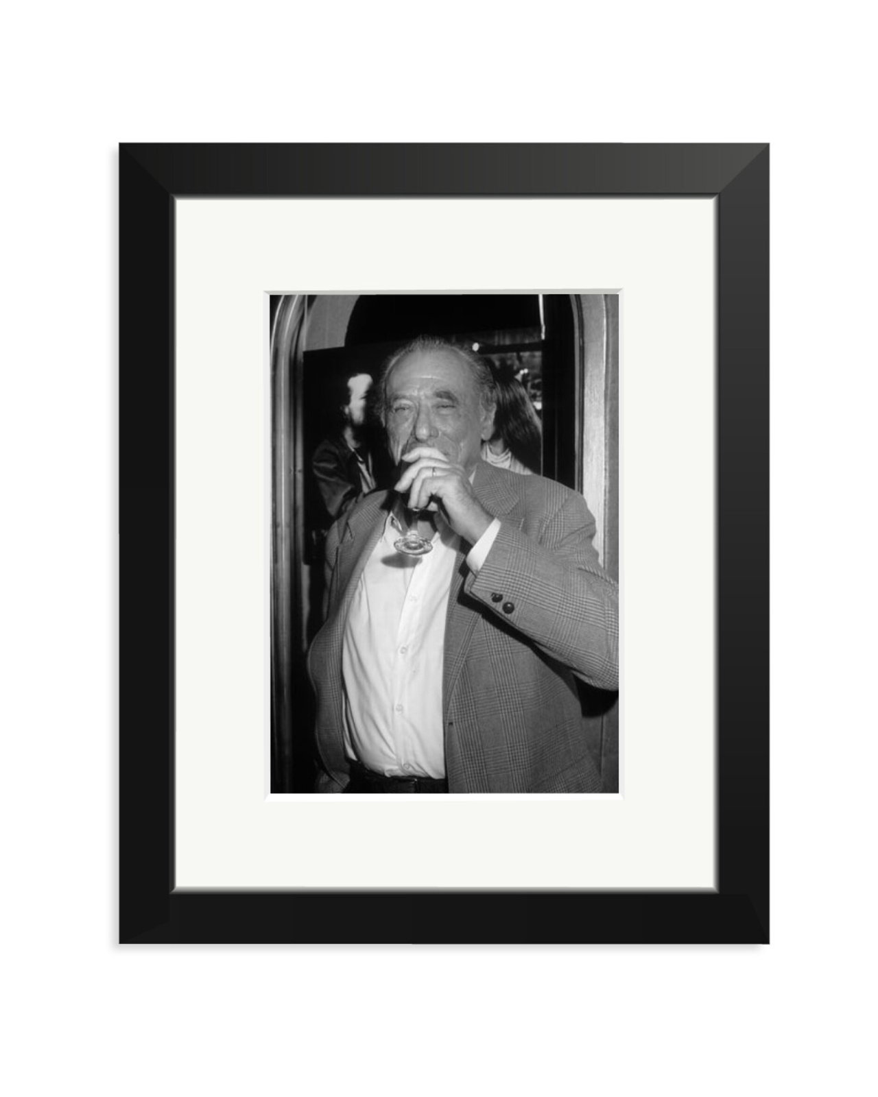Charles Bukowski Portrait Black / Small