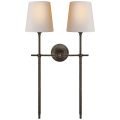 Bryant Large Double Tail Sconce Bronze