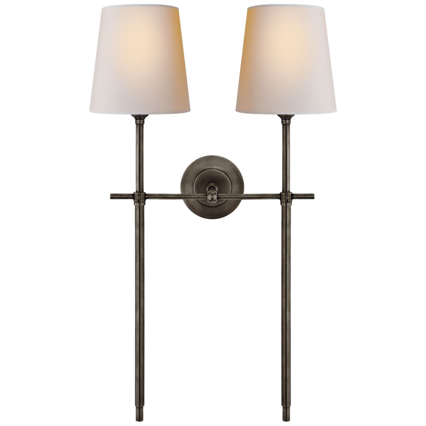 Bryant Large Double Tail Sconce Bronze