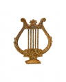 Jolie Harp Ornament Gold