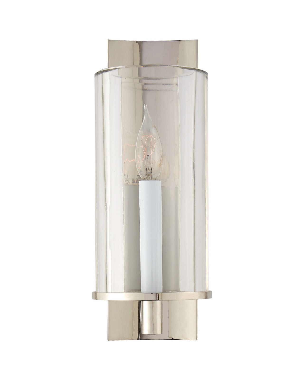 Deauville Single Sconce Polished Nickel