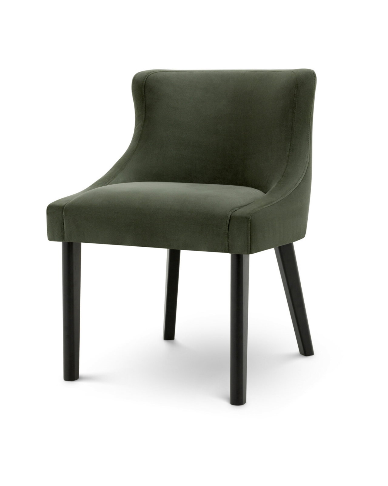 Chavelle dining chair torrin green velvet