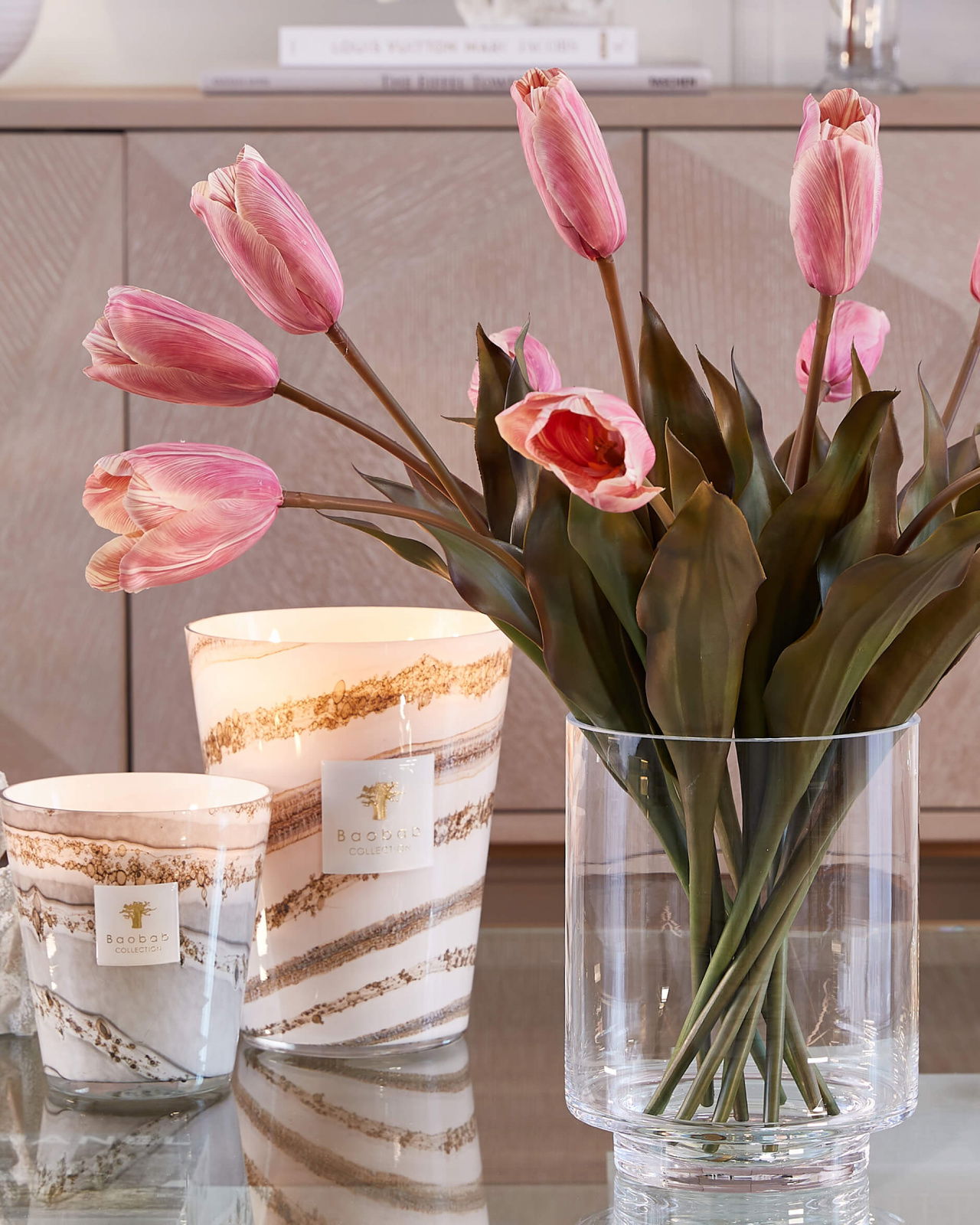 Tulpan snittblomma rosa