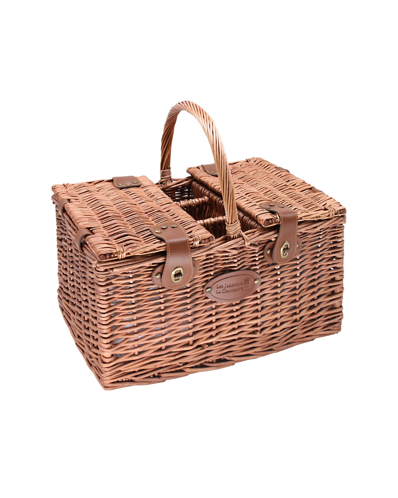 Saint-Germain picknickkorg 4-set grön