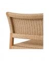 Griffin Dining Chair Natural Teak Natural Weave