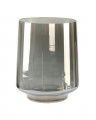 Reef candle holder smoke grey