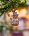 Whitby Gingerbread Snowman Ornament