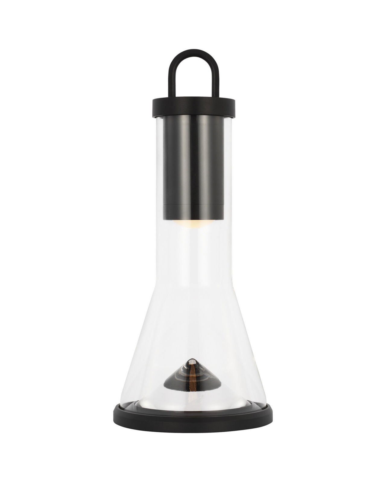 Kandella bordslampa uppladdningsbar svart