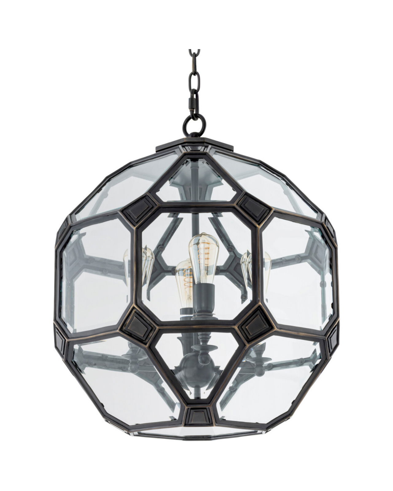 Olympia plafondlamp brons