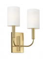 Brianna Double Sconce Brass