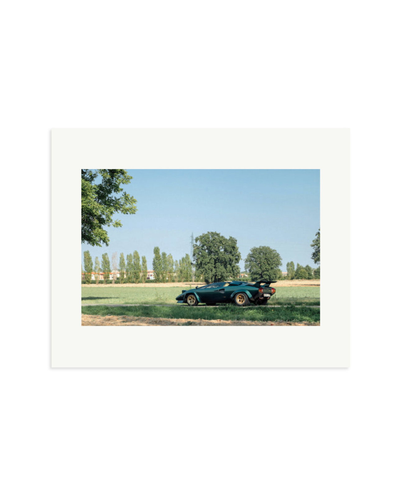 Lamborghini Countach LP 400 S Print Only / Medium