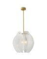 Hibis loftlampe antik messing