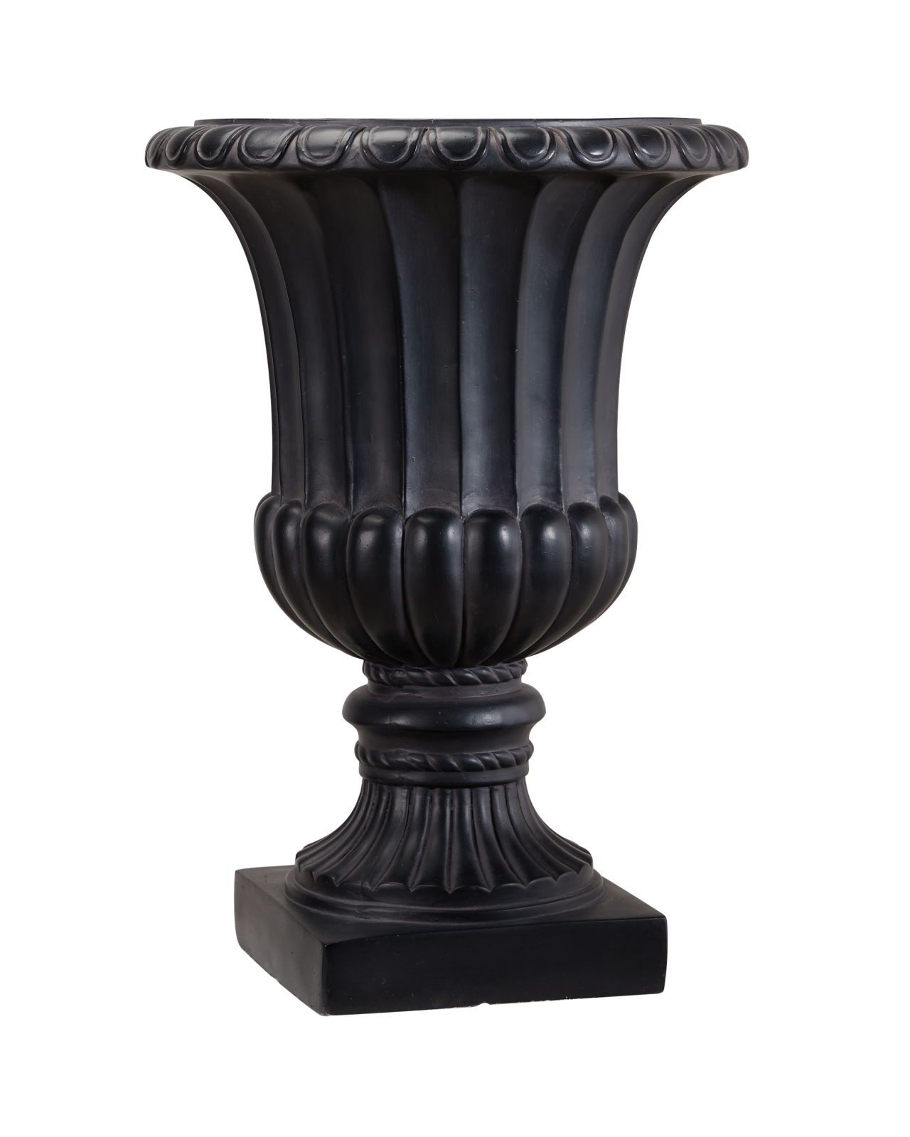 Gloria footed planter, anthracite