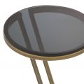 Falcone side table vintage brass