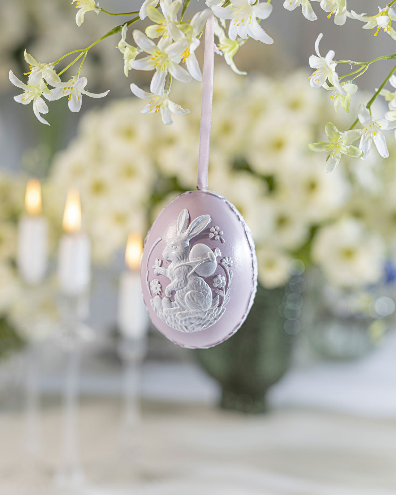 Estrid påskägg hängande dekoration lila