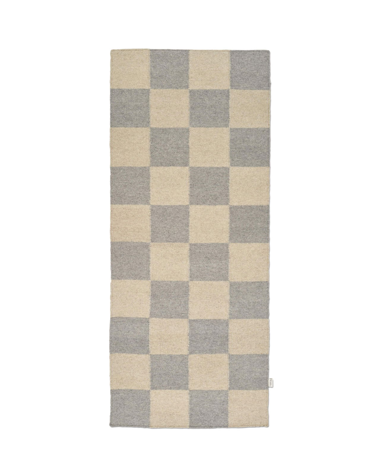 Square Rug Grey/Natural