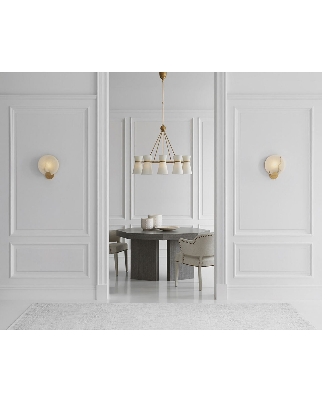 Iveala Single Sconce Antique Brass