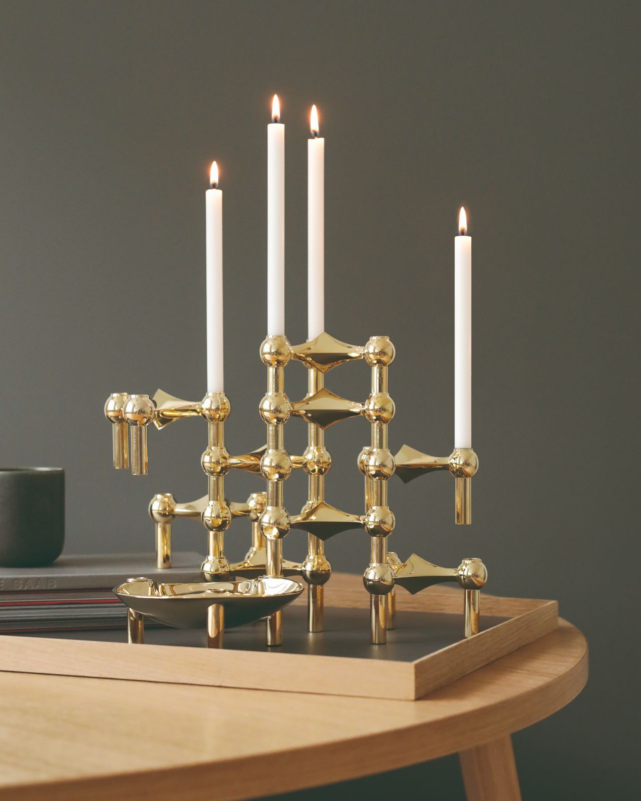 Nagel skål mässing