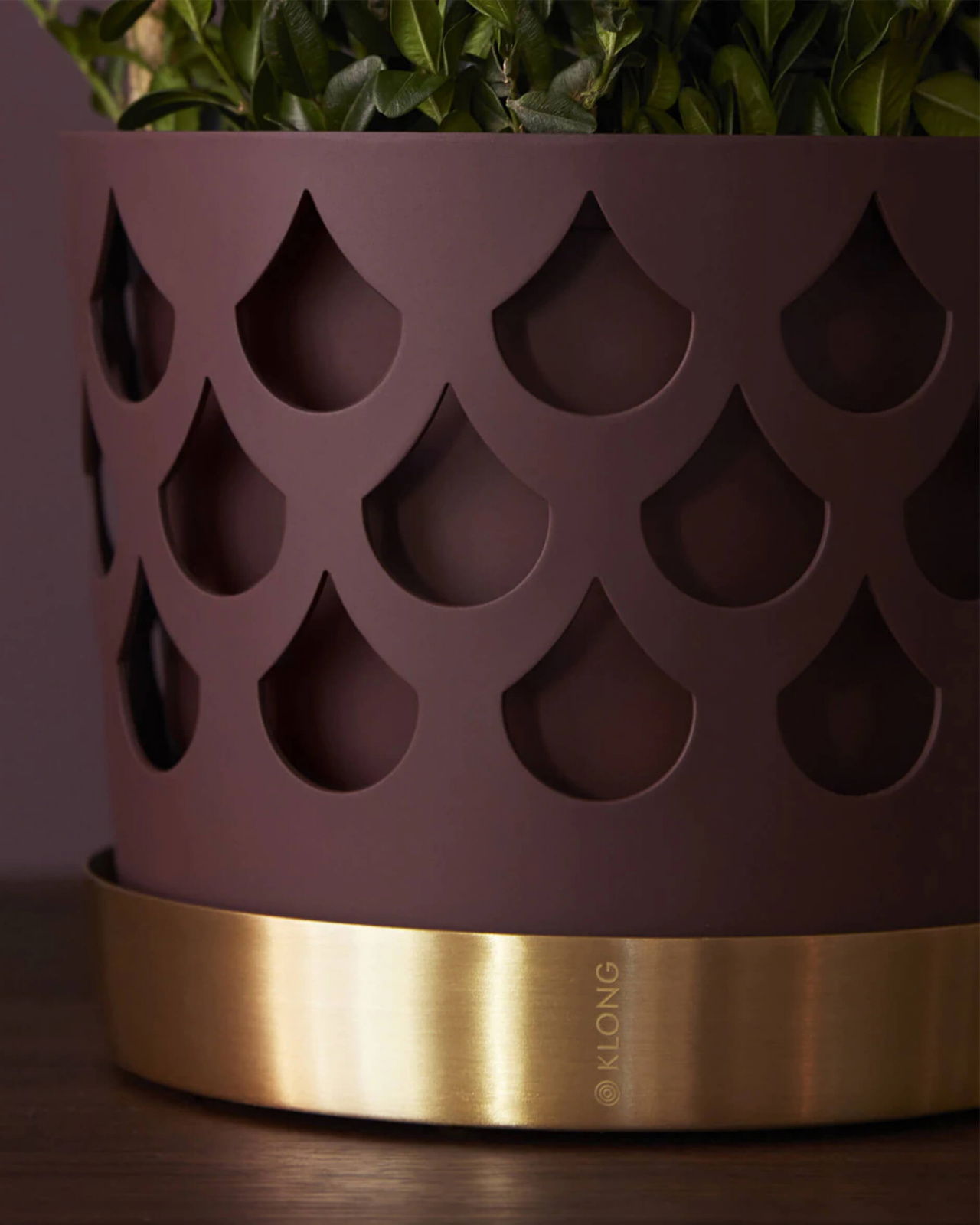 Trio Drop kruka burgundy