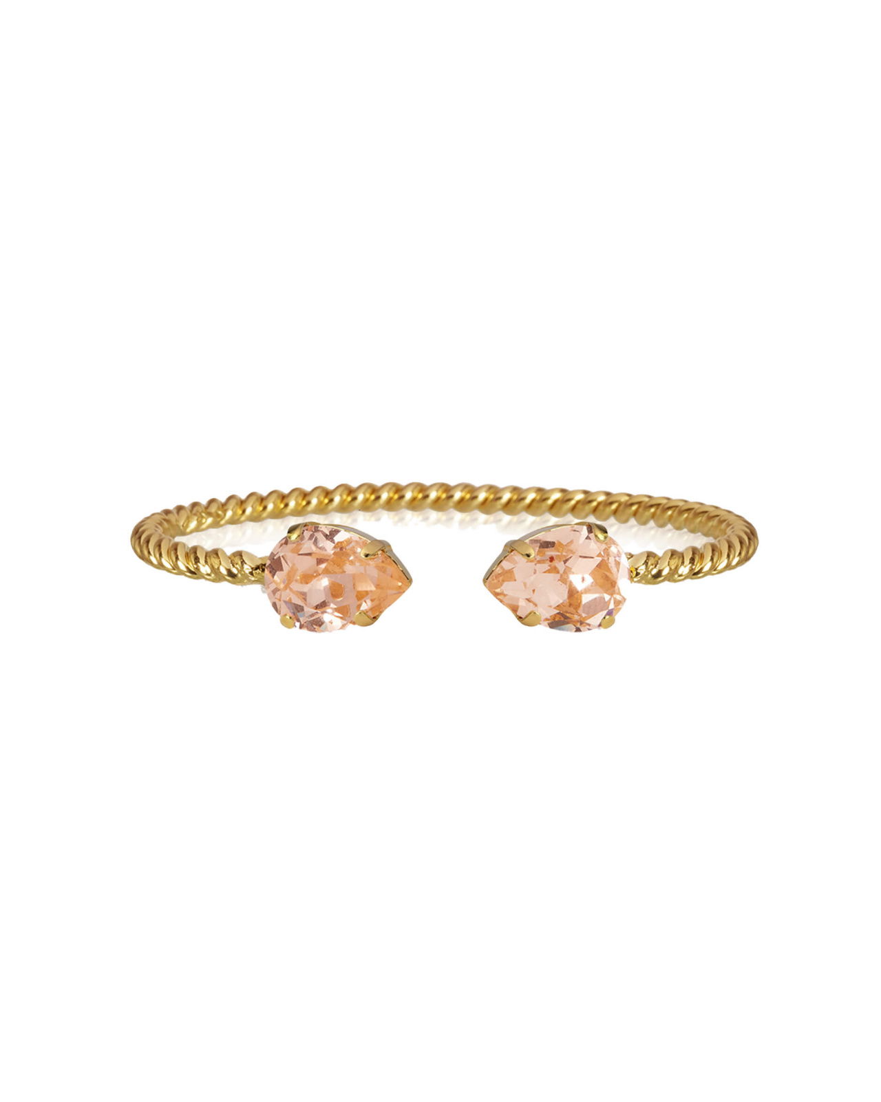Mini Drop armbånd light peach