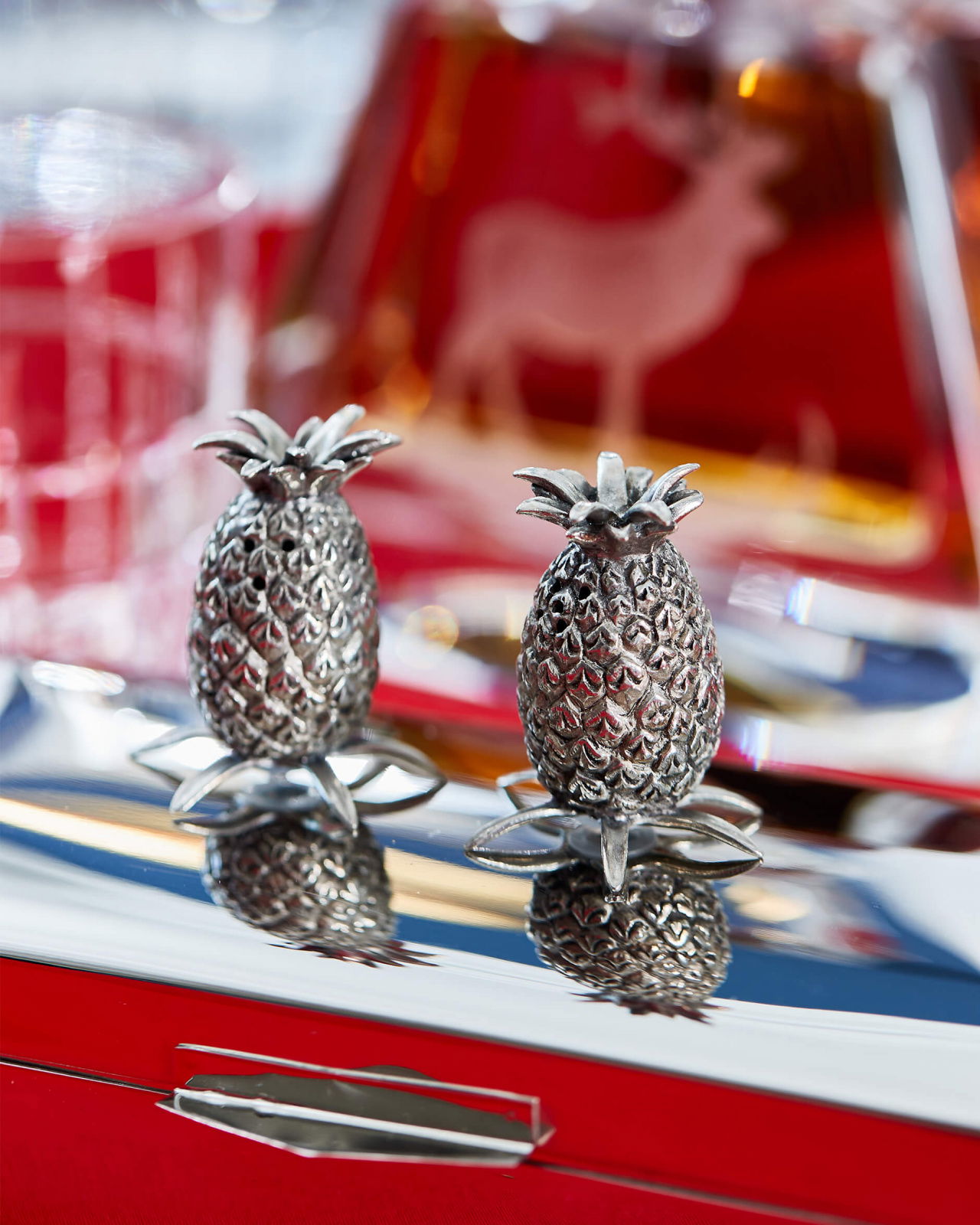 Ananas salt- og pebersæt tin