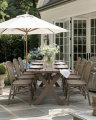 Cross dining table with Bianca chairs