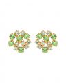 Kassandra earrings green combo