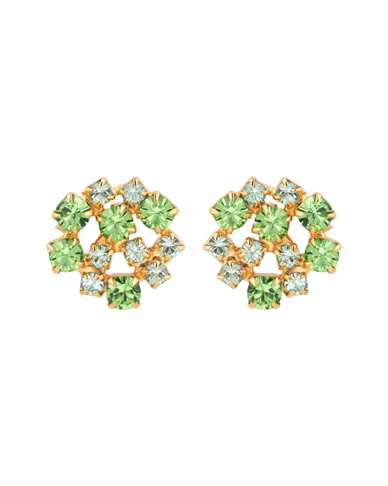 Kassandra earrings green combo