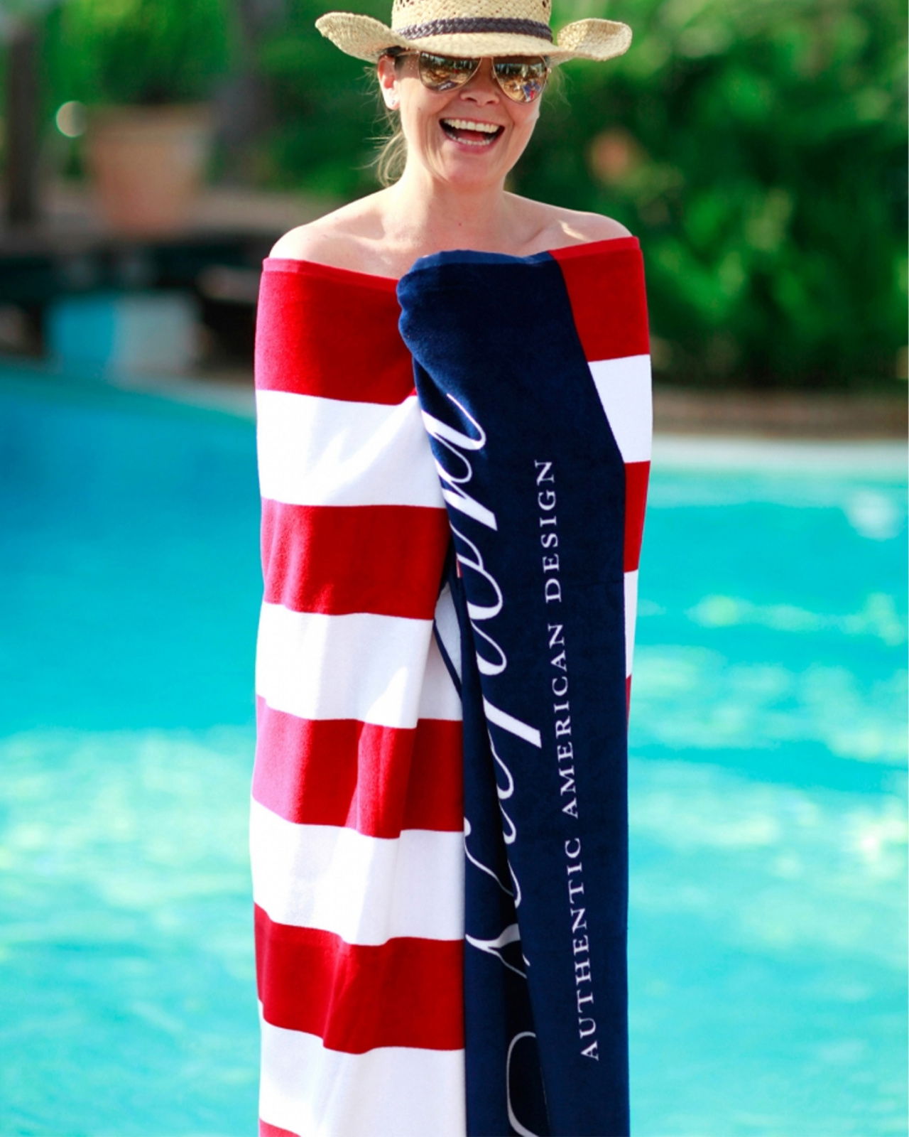 Stars & Stripes beach towel
